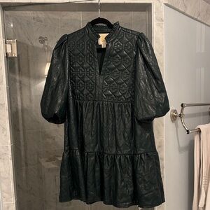 Elegant dark green Mini Dress